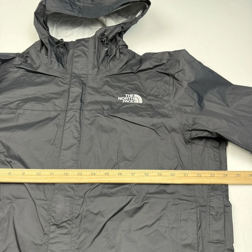 The North Face Jacket Mens Large Black DryVent Hooded Waterproof Amazon Logo